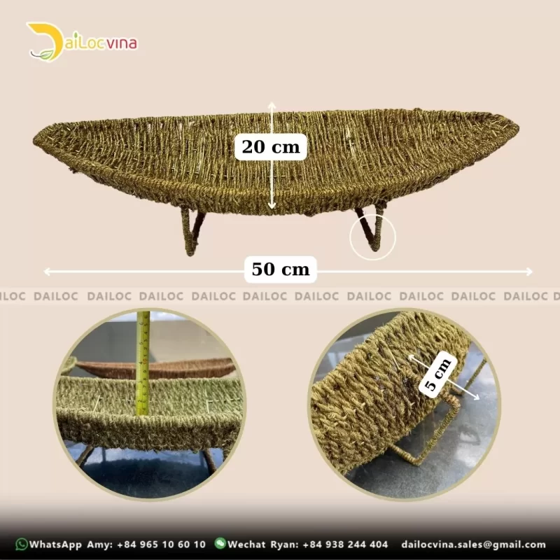 COIR FIBER BASKET BOAT