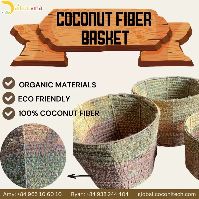 VIETNAM COCONUT FIBER BASKET