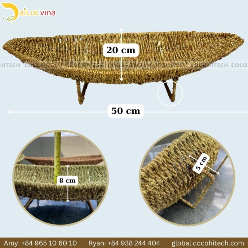 coir coconut fiber bowl basket