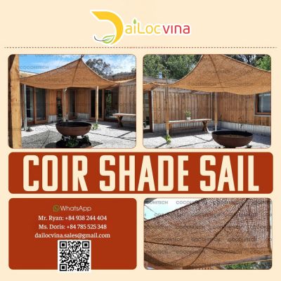 COCO FIBER TRIANGLE SUN SHADE SAIL
