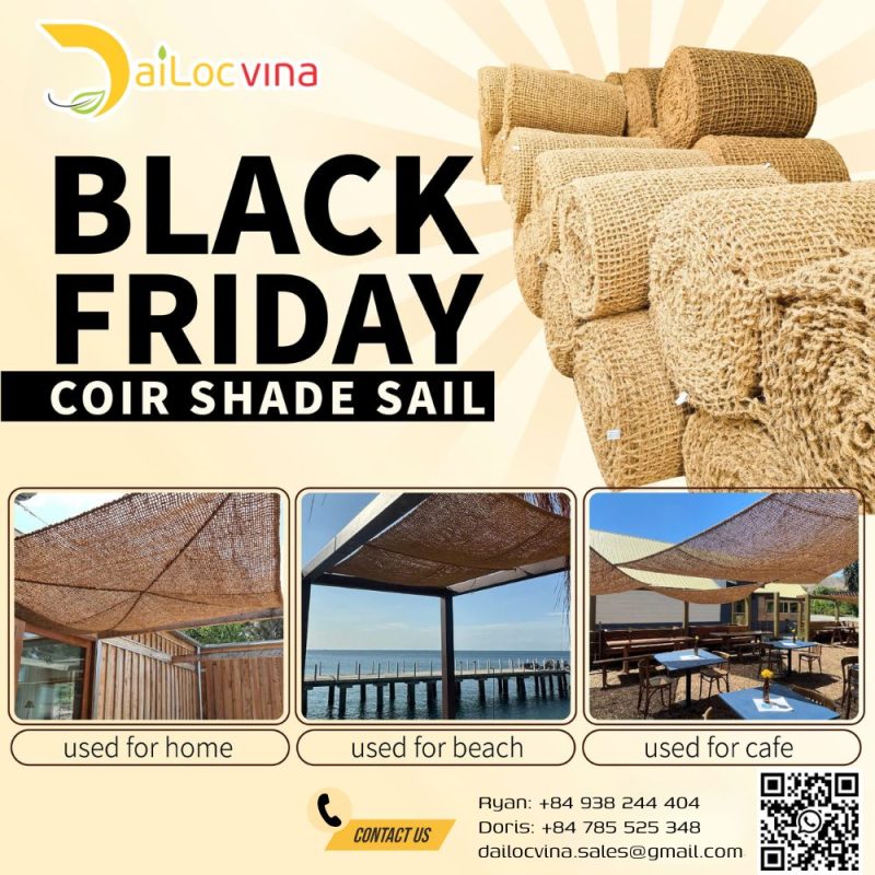 COCONUT FIBER SUNSHADE SAIL